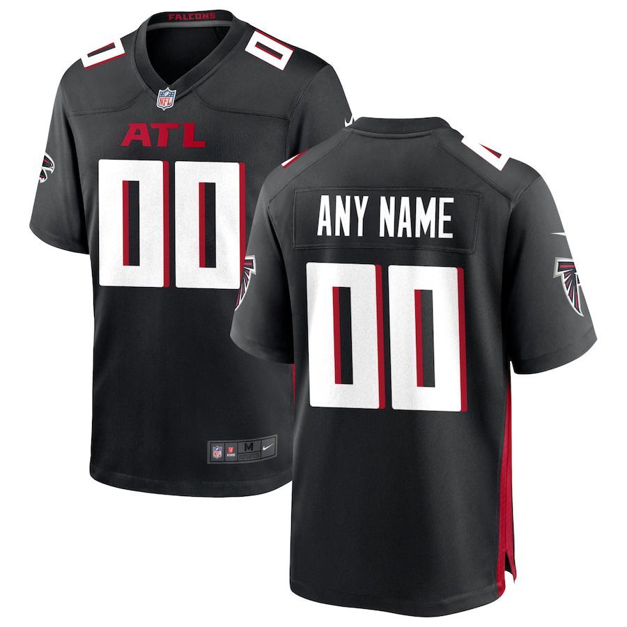 Cheap Men Atlanta Falcons Nike Black Custom Game NFL Jersey